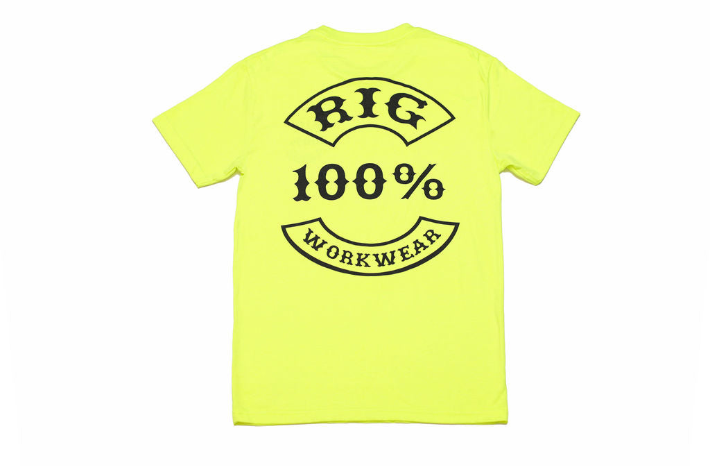Rig Rocker Safety Yellow Tee