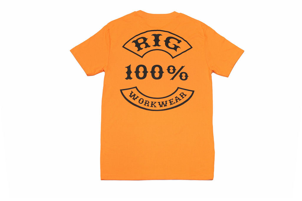 Rig Rocker Safety Orange Tee