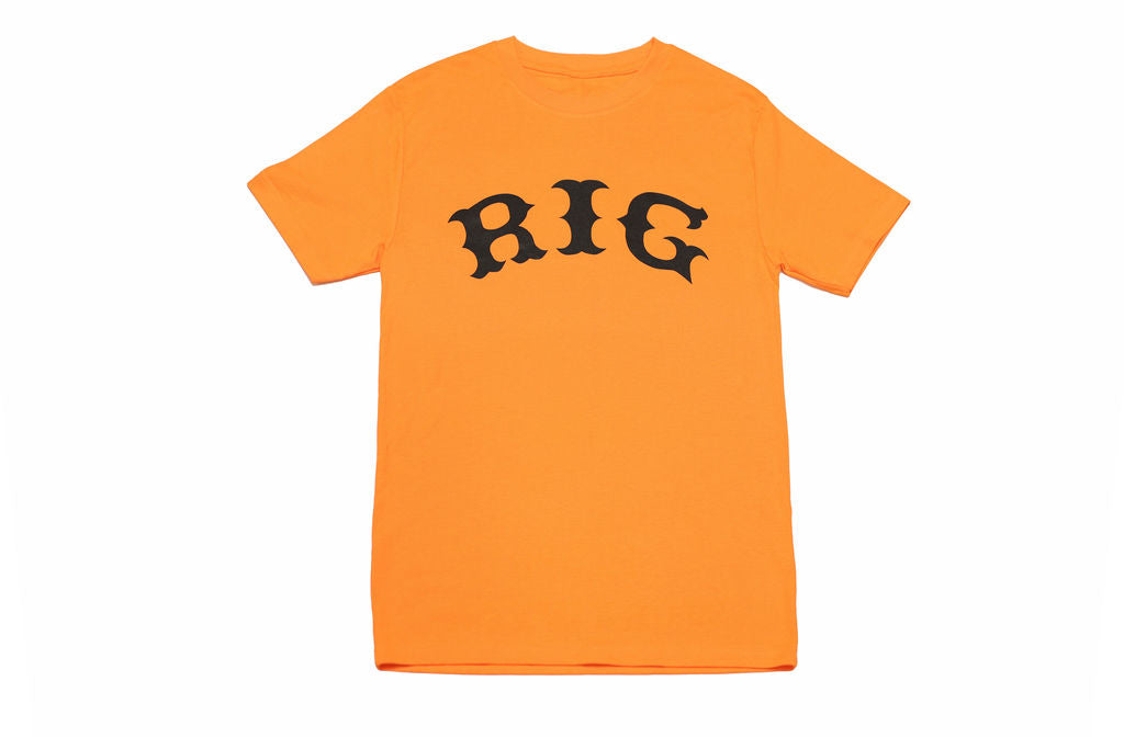 Rig Bold Safety Orange Tee