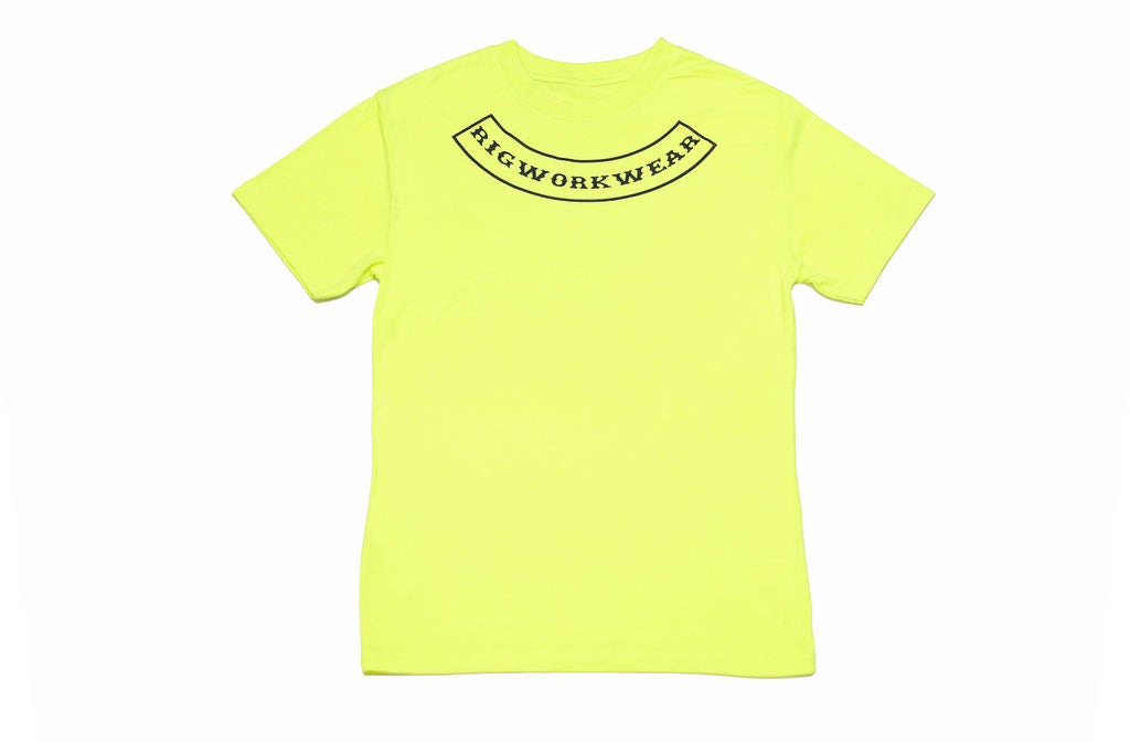 Rig Curve Safety Yellow Tee