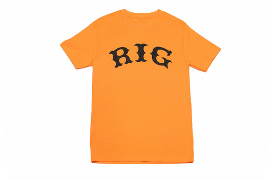 Rig Bold Safety Orange Tee